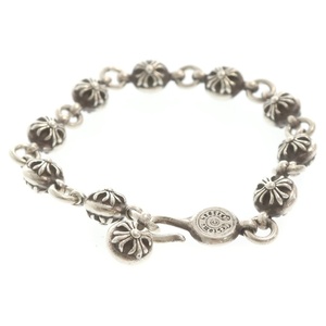 CHROME HEARTS クロムハーツ NO2 BALL/#2 クロスボールブレスレット シルバー