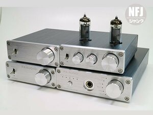 NFJ★ FX-AUDIO- DAC-X6J+W & FX1002J+ & TUBE-03J+ & FX202A/FX-36A PRO シルバー【ジャンク】4台セット