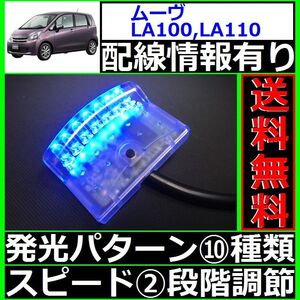 ムーヴ LA100 LA110■本格ドアロック連動、LEDスキャナー青 純正キーレス装備車 汎用 7連 10×2パターン 加藤電機よりお薦め SCANNERS