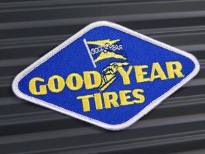 ◆送料\110◆【GOOD YEAR TIRES・グッドイヤー】※《アイロン刺繍ワッペン》　刺繍ワッペン　アイロンワッペン