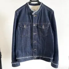 bukht 12.5oz BAND COLLAR DENIM JACKET