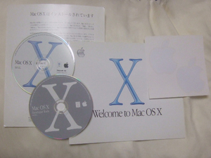 Mac OS 10.1 DVD(アップグレード版)。