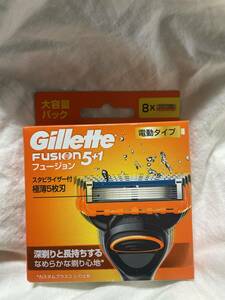 大人気 ジレット フュージョン 5+1 電動タイプ替刃 8個 未開封 正規品 お得 激安 処分 メンズ 髭剃り 脱毛 男子 男性i