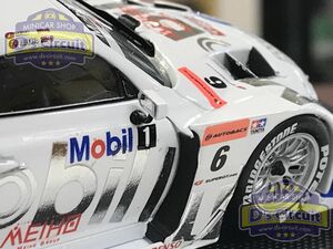 即決あり 絶版 1/43 EBBRO 43805 サンプル品 スーパーGT 2006 モービル１ SC #6 アルミステッカー仕様