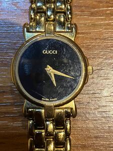 GUCCI 3400L 腕時計 ラウンド グッチ ゴールド ヴィンテージ ジャンク