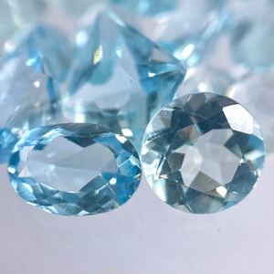 1円〜!!●天然アクアマリンおまとめ51.5ct●d 約10.3g ルース 裸石 宝石 ジュエリー jewelry aquamarine ベリル w3 69