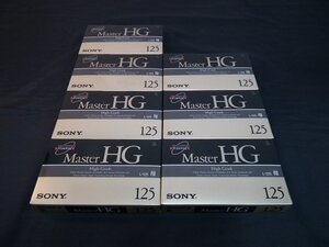 SONY/ソニー　β/ベータ　ビデオテープ　MasterHG　125　７本　【1341】