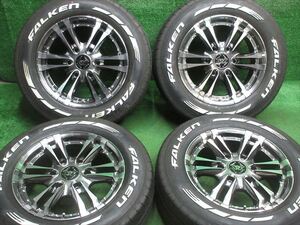 中古 ホイールタイヤ 4本 215/65R16 2022年製 8分山 【美品】FANG ラジアル タイヤ FA W11