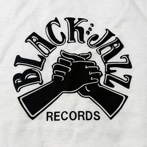 送料無料【BLACK JAZZ RECORDS】ブラックジャズ /ホワイト★選べる5サイズ/S M L XL 2XL/ヘビーウェイト 5.6オンス