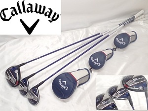 1026③［H］☆Callaway　BIG BERTHA　3本まとめ　ドライバー　フェアウェイウッド　10.5°18°15°flex SR　ゴルフ　男性用☆