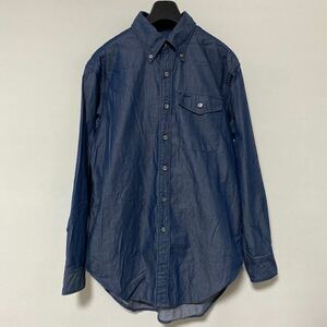 美品 Engineered Garments workaday ボタンダウン シャツ XS デニム シャンブレー エンジニアードガーメンツ ワーク BD SHIRT