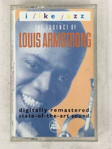 ■□X011 LOUIS ARMSTRONG ルイ・アームストロング THE ESSENCE OF LOUIS ARMSTRONG カセットテープ□■