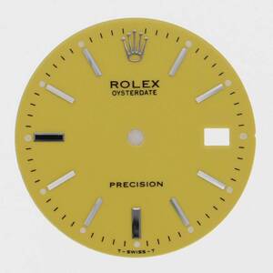 ROLEX ロレックス オイスターデイト用(6694) リダン文字盤 イエローダイヤル 【54】