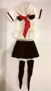 1/6 ドール服 アウトフィット ボークス アゾン オビツ リカちゃん ジェニー 女子高学生服 Anime Outfit Volks Azone Obitsu uniform 153