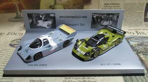☆レア絶版*ディーラー限定*Minichamps PMA*1/43*Motorsport Set - Porsche 956 KH & Porsche 911 GT1