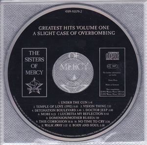 ■CD★シスターズ・オブ・マーシー/Greatest Hits Volume One★THE SISTERS OF MERCY★ディスクのみ★送料無料■