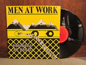 MEN AT WORK●BUSINESS AS USUAL Columbia FC 37978●200807t3-rcd-12-rkレコード12インチUS盤米LPロック82年80