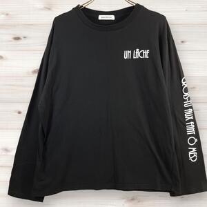 C0325【ブラウニー｜BROWNY】Ｔシャツ長袖ロンT(F) プリント文字