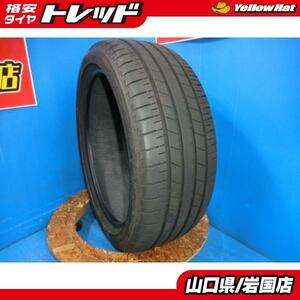 送料無料 中古 ブリヂストン トランザ T005A 225/45R19 92W 1本 C-HR アテンザ スカイラインクーペ MAZDA6 パンク 修理用