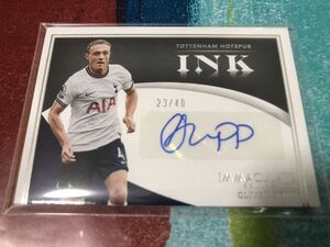 23/40 オリバースキップ PANINI IMMACULATE COLLECTION INK TOTTENHAM OLIVER SKIPP 直筆サイン トッテナムホットスパー