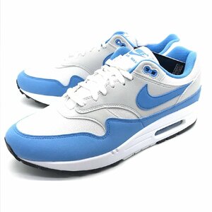 [126-1368] NIKE｜ナイキ AIR MAX 1/スニーカー/FD9082-103 WHITE/UNIVERSITY BLUE-PHOTON DUST-BLACK サイズ：29cm