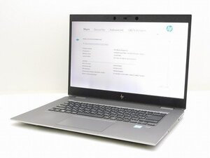 【1円スタート】hp Zbook Studio G5 4RG80PA#ABJ Core i7 8750H 2.2Ghz 16GB 15.6インチ OSなし BIOSのみ