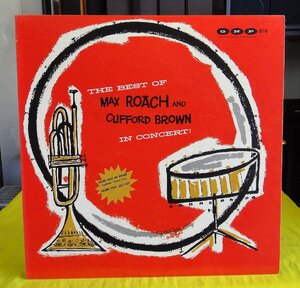 LP/GNP マックス・ローチ＆ クリフォード・ブラウン『MAX ROACH and CLIFFORD BROWN IN CONCERT!』