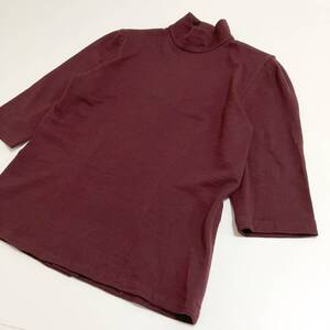 最初期 80s COMME des GARCONS ハイネック ニット カットソー コムデギャルソン 薄手 セーター カーディガン VINTAGE archive 4070413