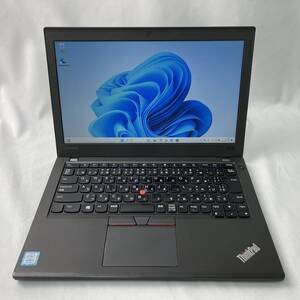 Lenovo ThinkPad X270 20HMS7T400 ◆Intel Core i3-7100U @ 2.40GHz◆メモリ4GB/HDD500GB◆12.5型HD◆Win11【ジャンク品】1560