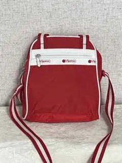 LeSportsac レッド ショルダーバッグ