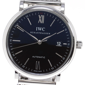 IWC IWC SCHAFFHAUSEN IW356508 ポートフィノ デイト 自動巻き メンズ _819665