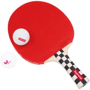 Supreme 19FW Week3 Butterfly Table Tennis Racket Set Chekerboard オンライン購入 国内正規 新品 納品書タグ付 卓球 ラケット セット