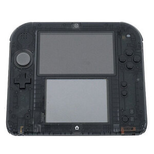 【中古】任天堂 ニンテンドー2DS クリアブラック FTR-S-KCAA 本体のみ [管理:1350011175]