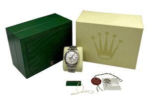 ○ 美品 ロレックス ROLEX オイスターパーペチュアル 36 116000 V番(2009年頃製造) シルバーコンセントリック メンズ 腕時計 ケース付