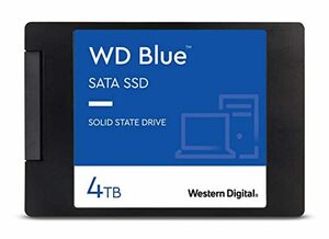 【中古】WESTERN DIGITAL WD Blue SSD SATA6Gb/s 4TB 2.5inch 3DNAND WDS400T2B0A