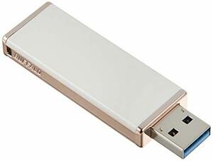 BUFFALO 女性向け キャップレスデザイン USB3.0用 USBメモリー 32GB ロイヤルホワイト RUF3-JW32G-RW