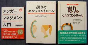 アンガーマネジメント系書籍3冊セット【アンガーマネジメント入門/怒りのセルフコントロール（同タイトル著者違い2冊）】安藤俊介他