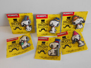 ♯Koj10RJスヌーピーSNOOPYラバーピンズコレクション人気6種帽子♂システムサービス♀200円〓015720_b