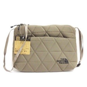 未使用品 ザノースフェイス THE NORTH FACE タグ付き Geoface Pouch ジオフェイス ポーチ ショルダー バッグ NM82284 ウォルナット メンズ