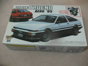 レア品レトロアオシマザ・ベストカーシリーズ、AE86トレノ後期エンジン付き絶版