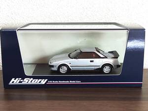 ※Hi-Story ハイストーリー 1/43 トヨタ MR2 Gリミテッド (1984) スーパーシルバーメタリック 銀 新品／未展示品！！！