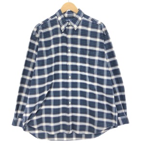 古着 ラルフローレン Ralph Lauren BIG SHIRT 長袖 ボタンダウンチェックシャツ メンズL相当 /eaa469347