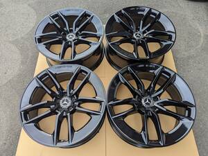 美品 ベンツ AMG W257 C257 CLSクラス 純正 20インチ 8J +10 / 9J +28 PCD112 ブラック 4本