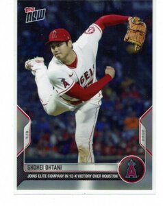 【大谷翔平】2022 MLB Topps Now : Joins Elite Company in 12-K Victory over Houston #525