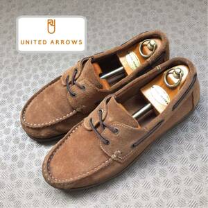 ★【 UNITED ARROWS 】★ スエードレザー デッキシューズ ★サイズ43