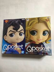 Qposket スーパーマン　スーパーガール　ノーマルカラーセット　DC COMICS