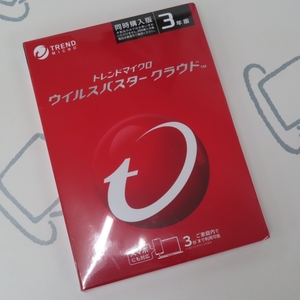 ☆トレンドマイクロ ウイルスバスター クラウド 3年版 3台まで 未開封♪