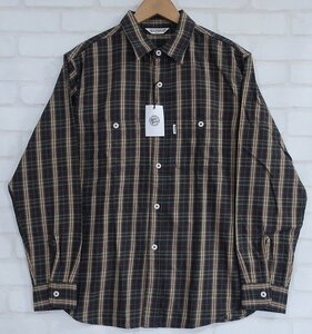 4T2995■未使用品 COOTIE Nel Check L■S Work Shirt クーティー ネルチェックワークシャツ