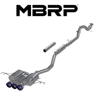 MBRP 2022- ホンダ シビック タイプR FL5 キャットバック アクティブエキゾースト バーンTip 正規輸入品