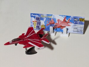 【美品】チョコエッグ　戦闘機　特別編　112　F-15 イーグル　解説書付き　 フィギュア